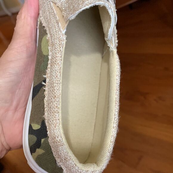 Size 9 multicolor sneakers. Snakeskin, animal print, camouflage and canvas - Picture 8 of 12